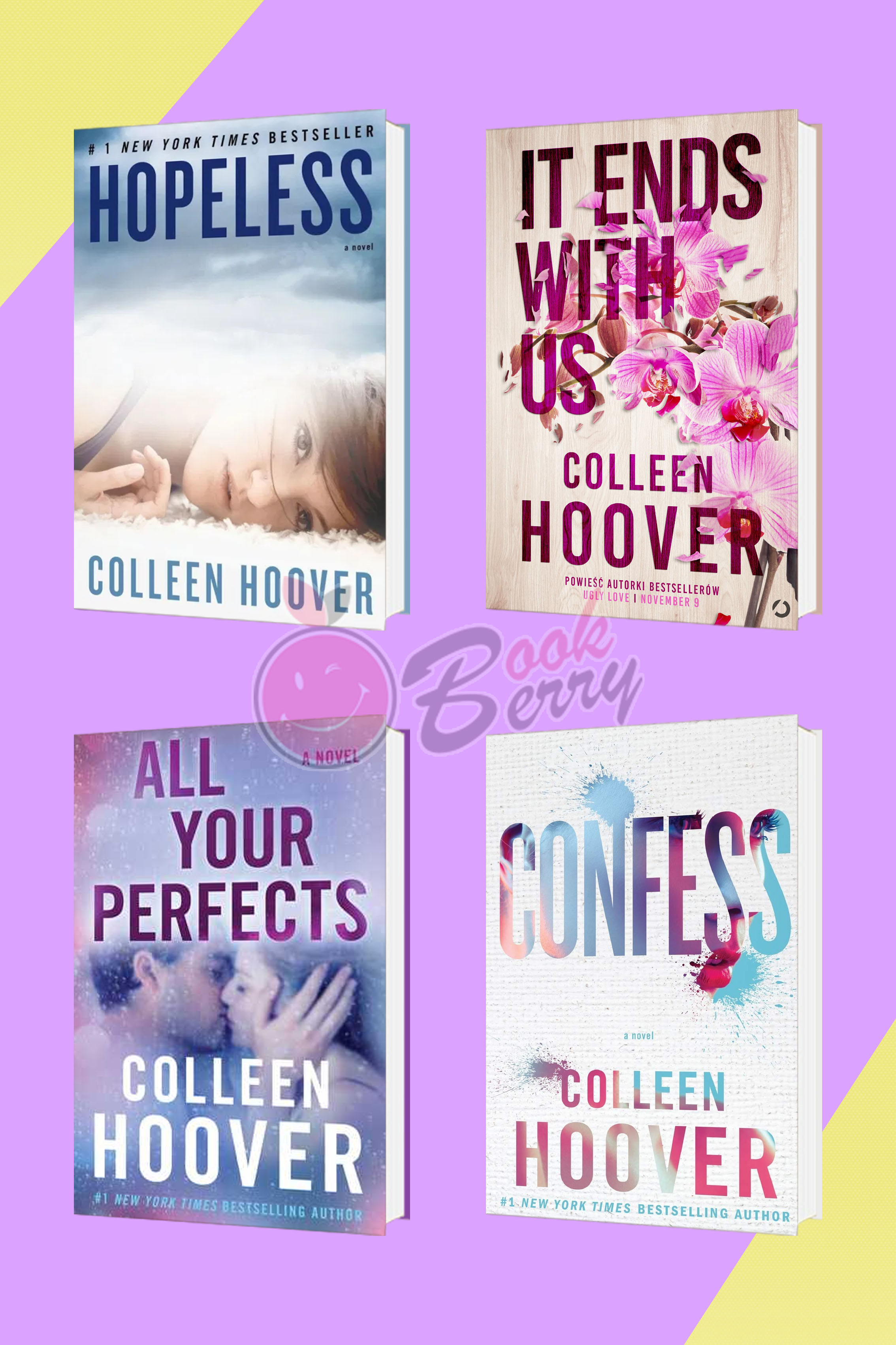 Buy 4 Best Seller Books By Colleen Hoover Colleen Hoover best selling