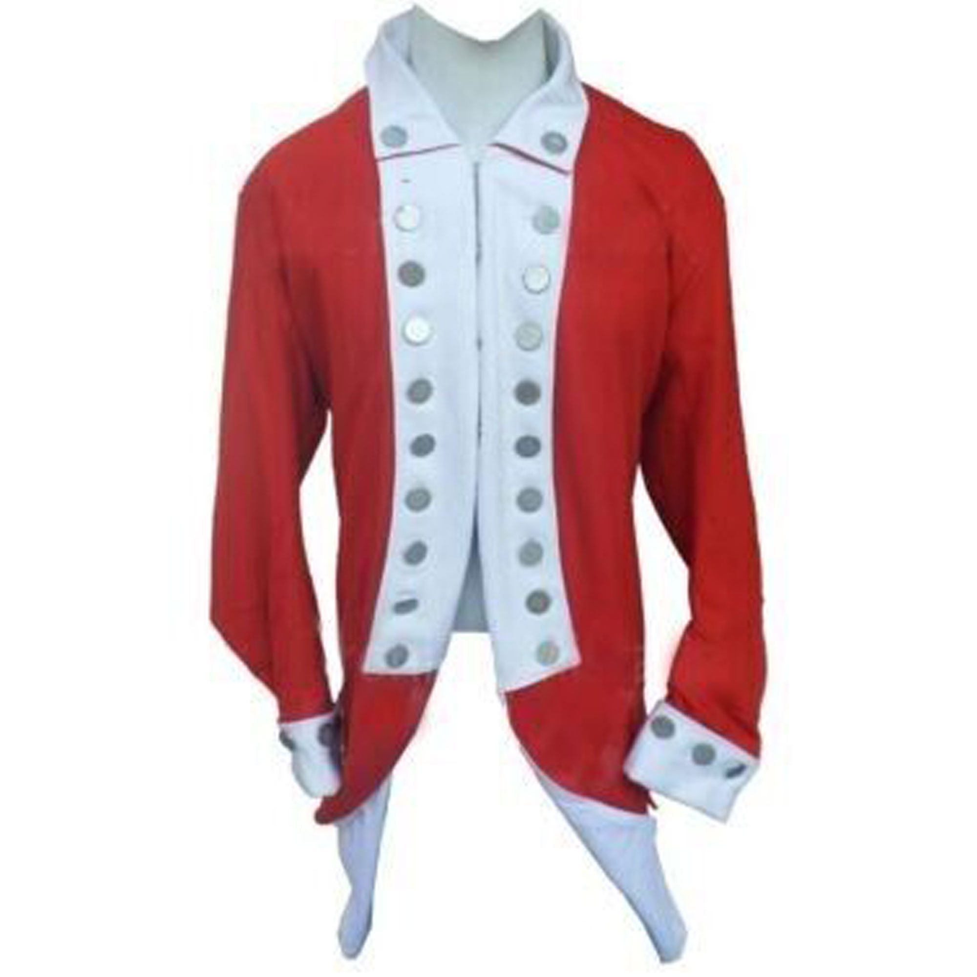 New Royal British Marine Revolutionary War Coat Men Red Wool Jacket - 511