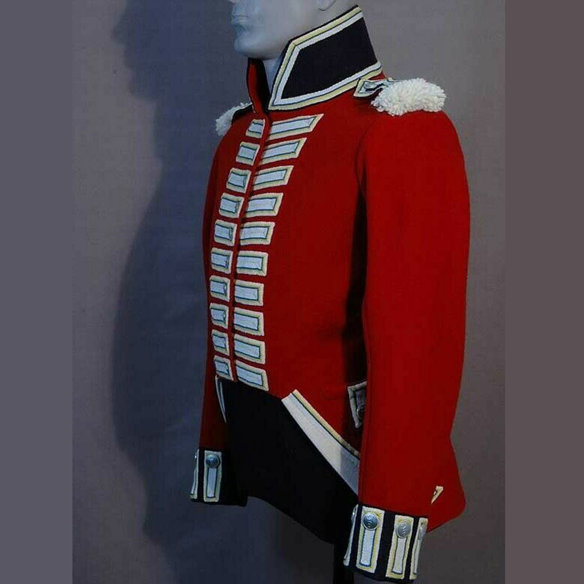 Buy New Red British 8th Regt of Foot Militia Officer Jacket - Hussar ...