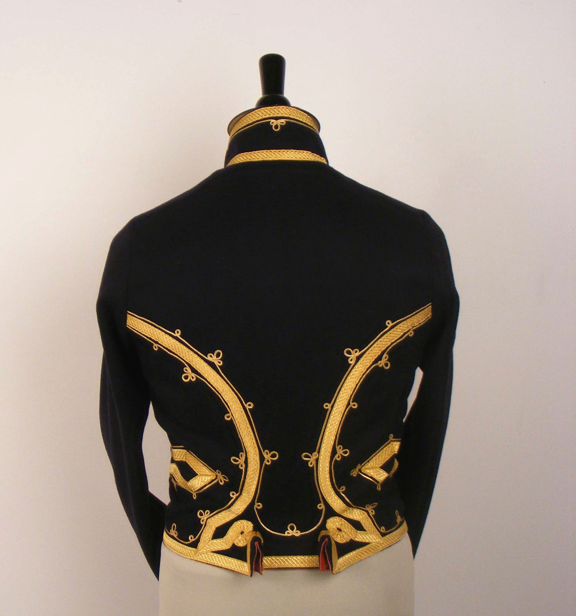 Buy Men's Black Jacket Ceremonial Hussar Officers Jacket Hussar Jackets
