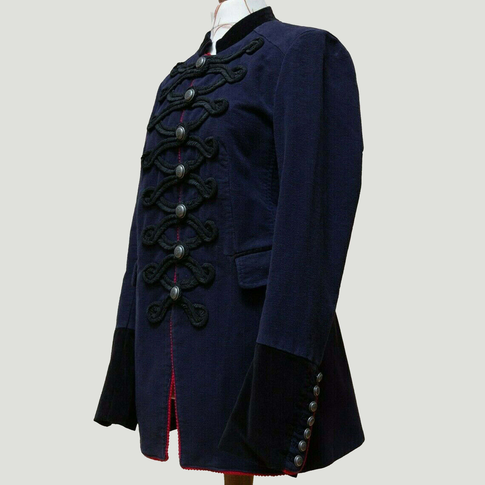 Buy New Hussar Military Navy Blue Jacket Fashion Jacket Hussar Jackets