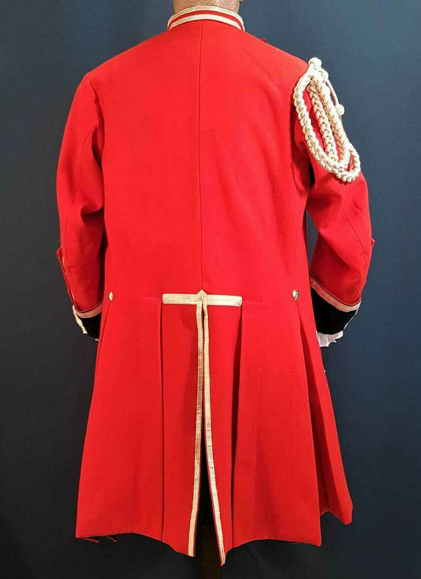 Men Red British 60th Royal Regt Officer Coat - 6454
