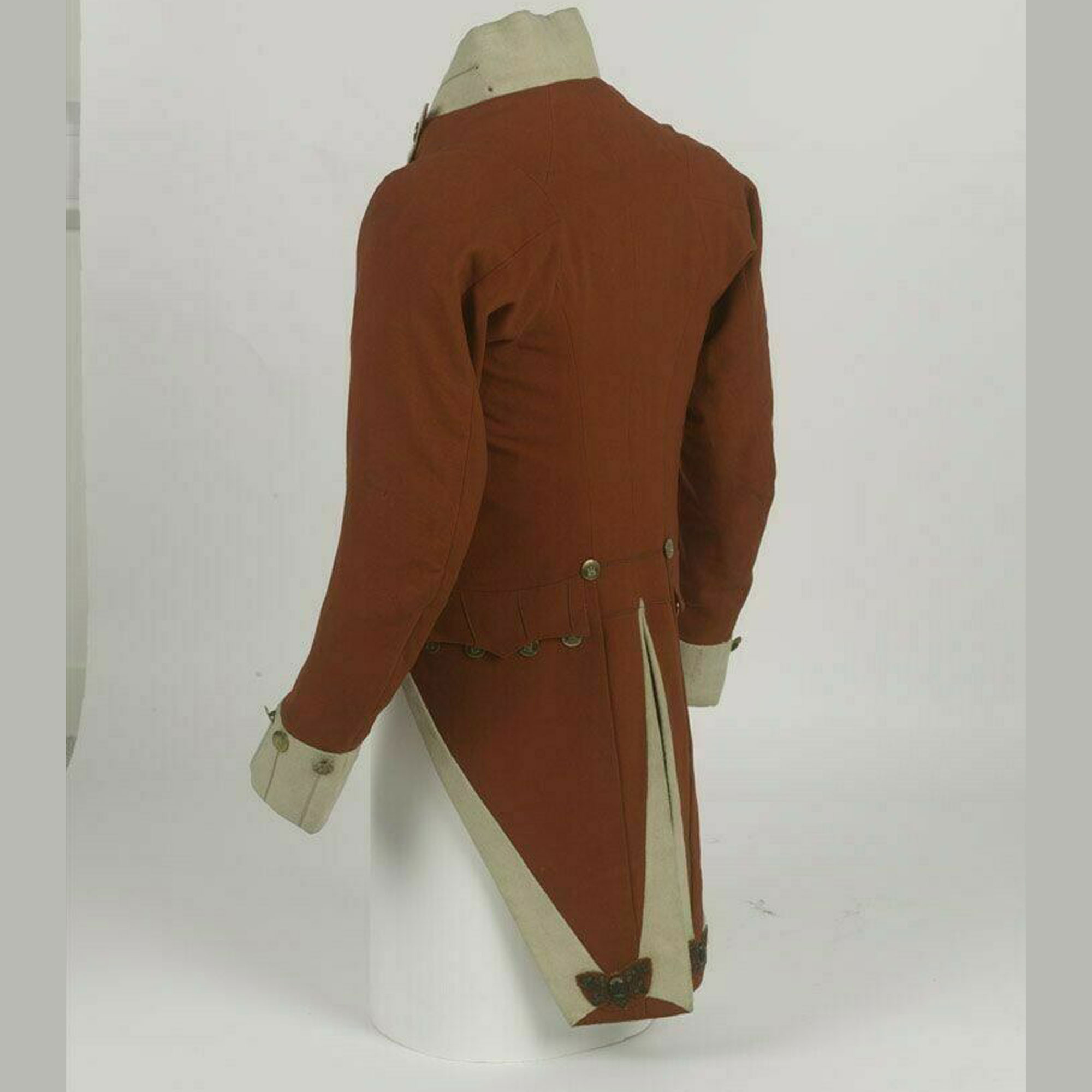 Mens British Brown Tail Coat Uniform Jacket - 634