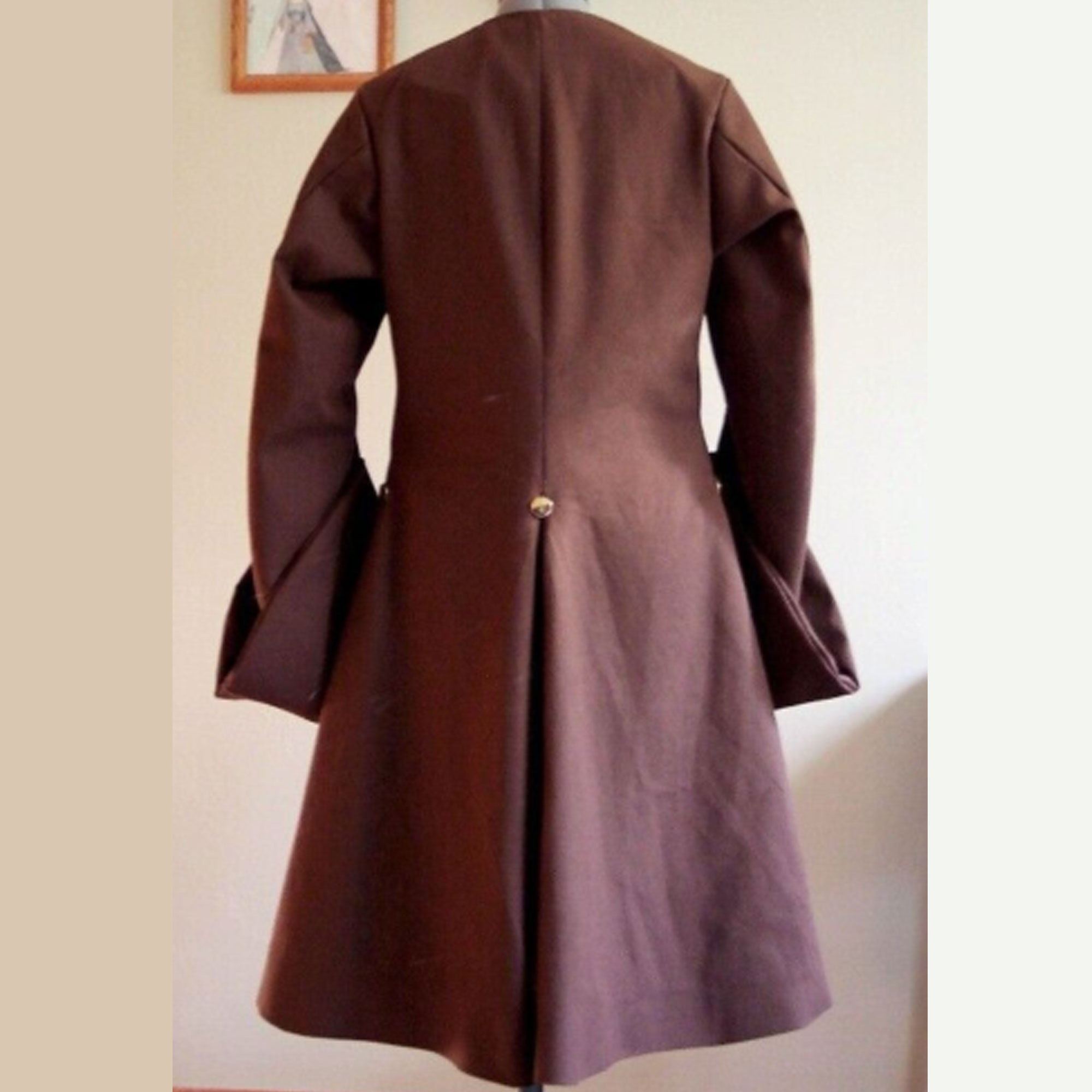 Overcoat hot sale frock designs