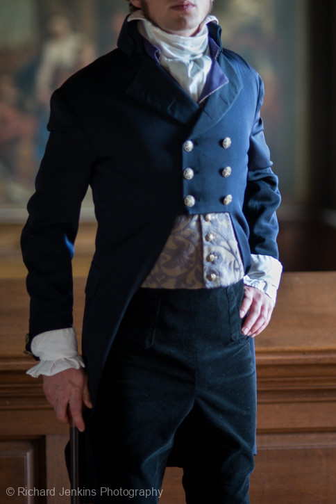 Navy Wool 18th Century Tailcoat Hussar Jackets