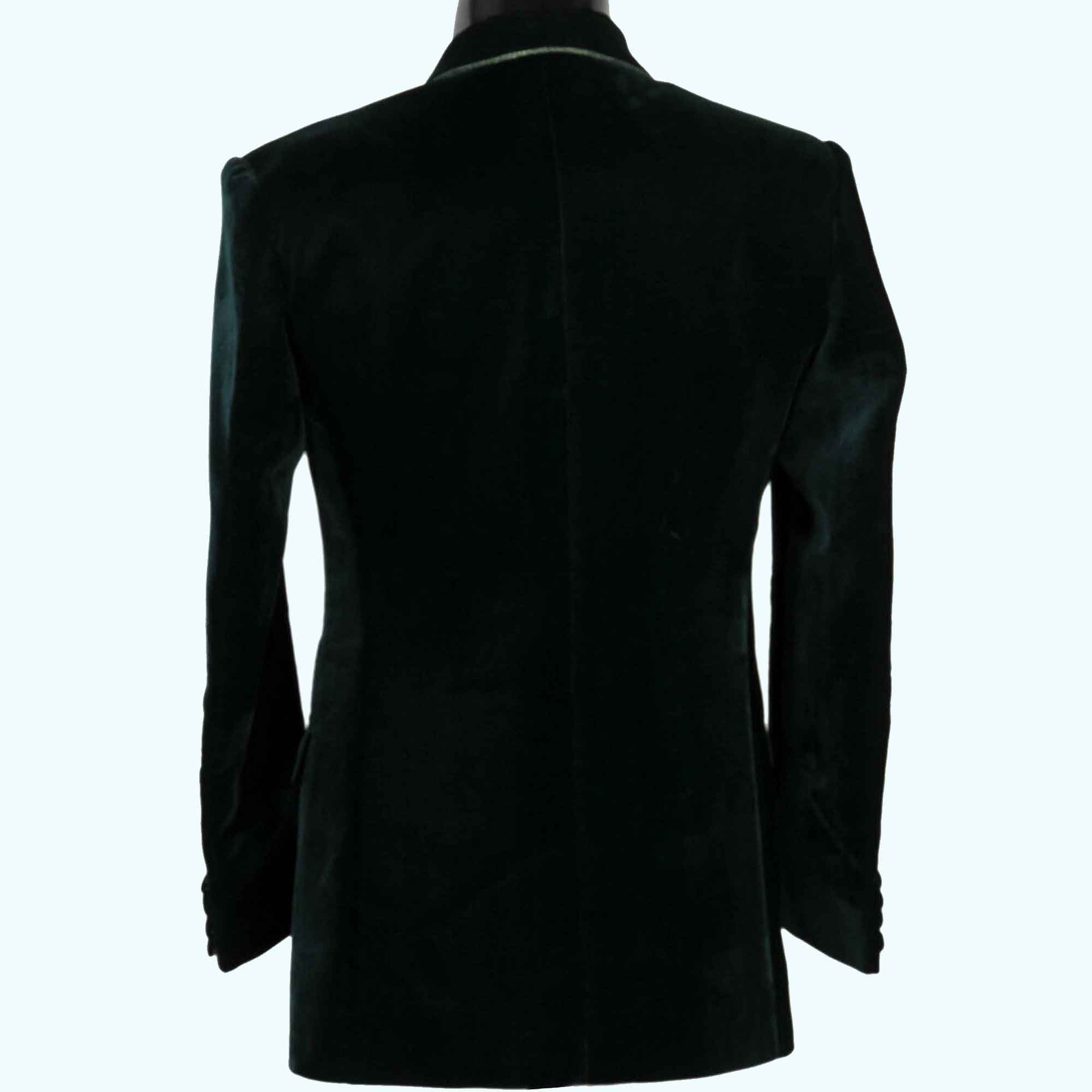 Buy Mens Velvet Smoking Quilted Long Dinner Coat,Men's Velvet Smoking ...