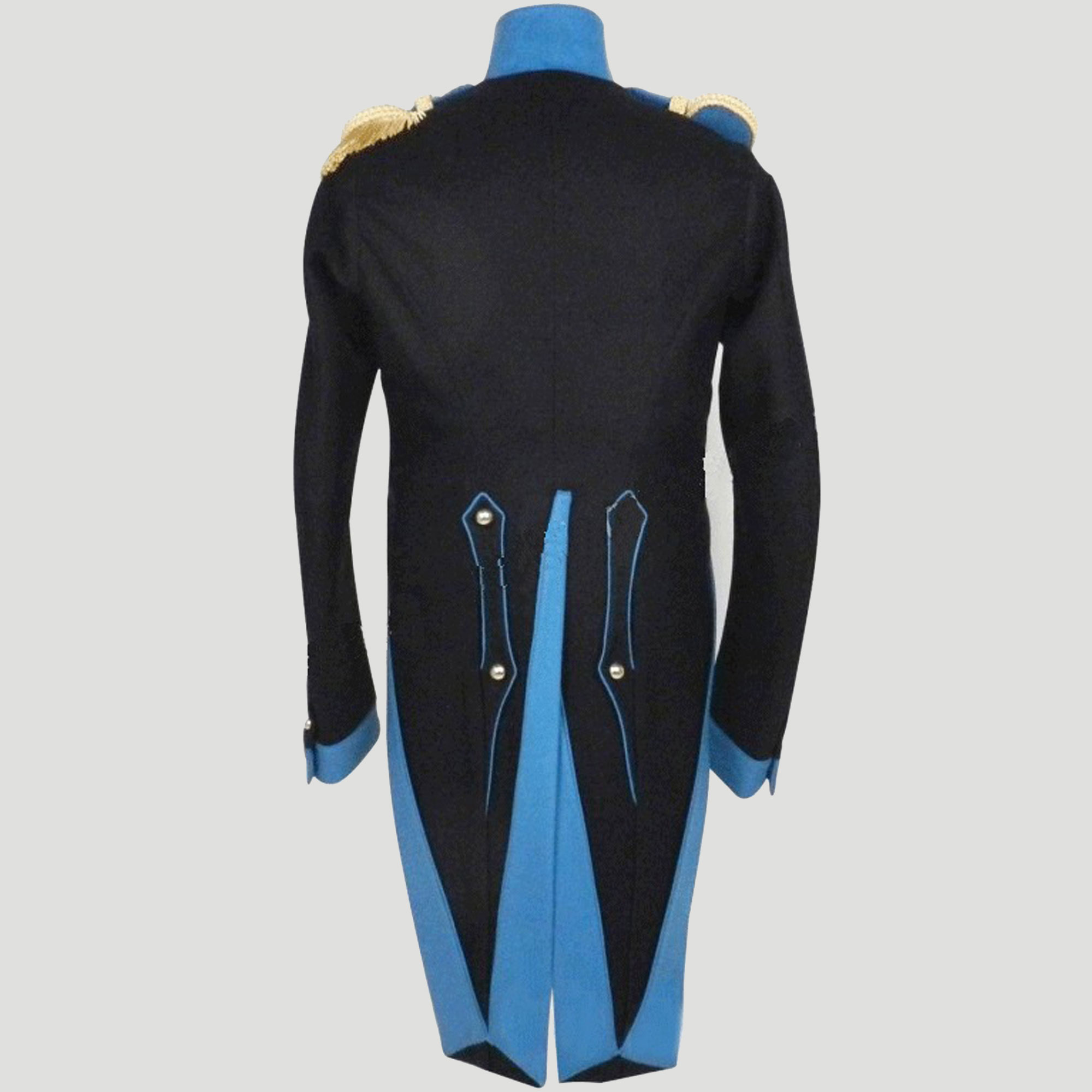 Buy New Navy Blue British Hussar Uniform Civilian Men's Jacket Hussar