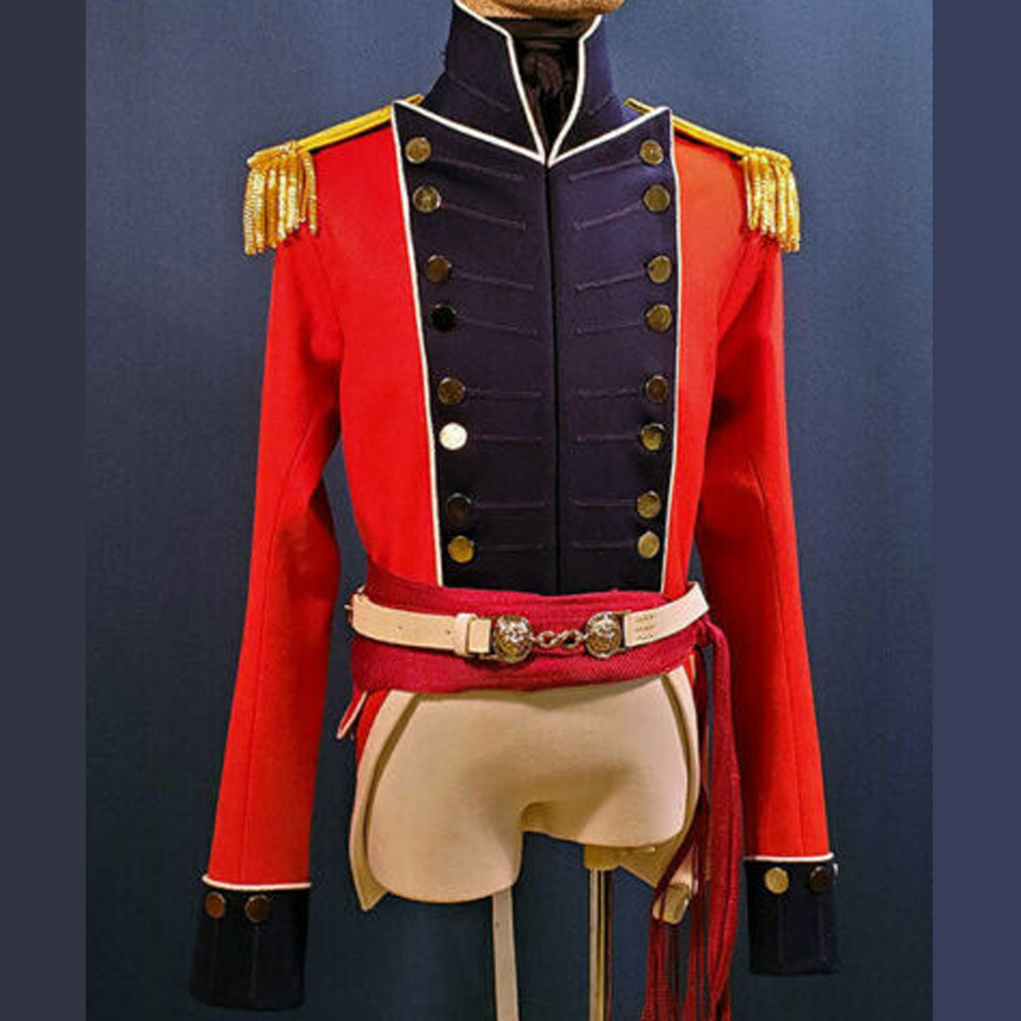 British Fort Major Red Officer Coat - Hussar Jackets