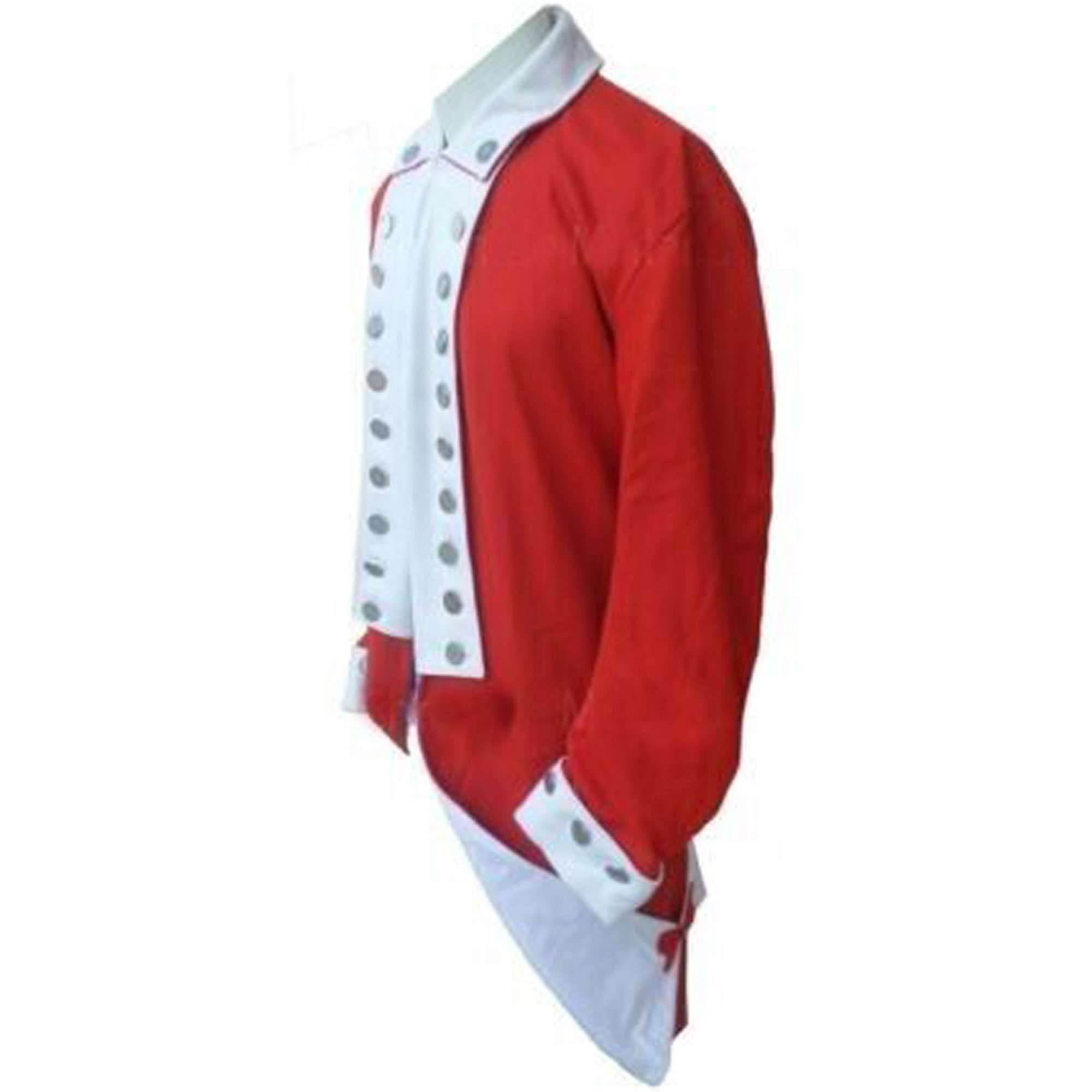 New Royal British Marine Revolutionary War Coat Men Red Wool Jacket - 511