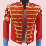 Michael Jackson Military Style Wool Jacket