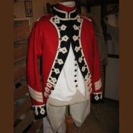Buy New Guard 1786 Swiss Red With Black Lapel Gold Braiding Wool Coat ...