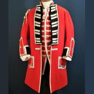 Buy Men Red British 60th Royal Regt Officer Coat - Hussar Jackets