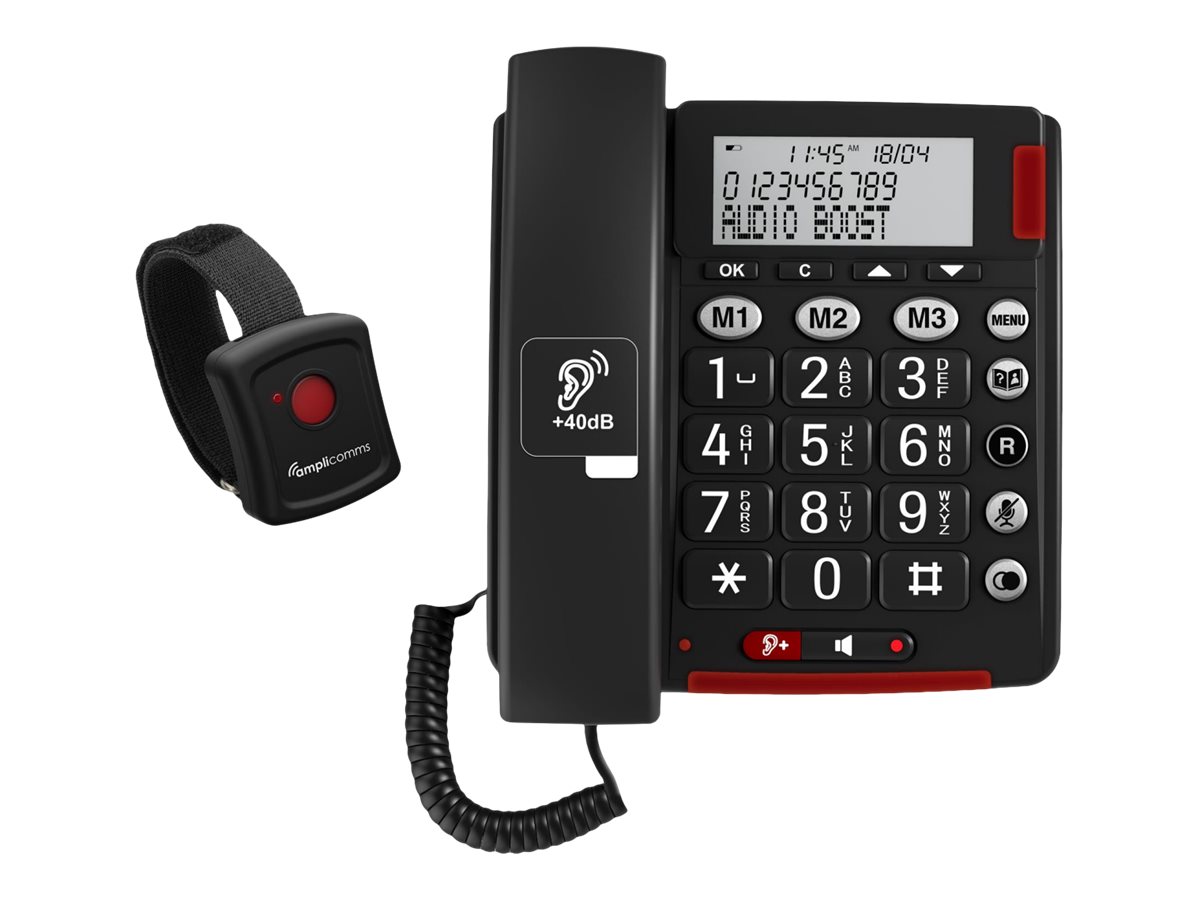 Audioline BigTel 50 Alarm Plus corded telephone