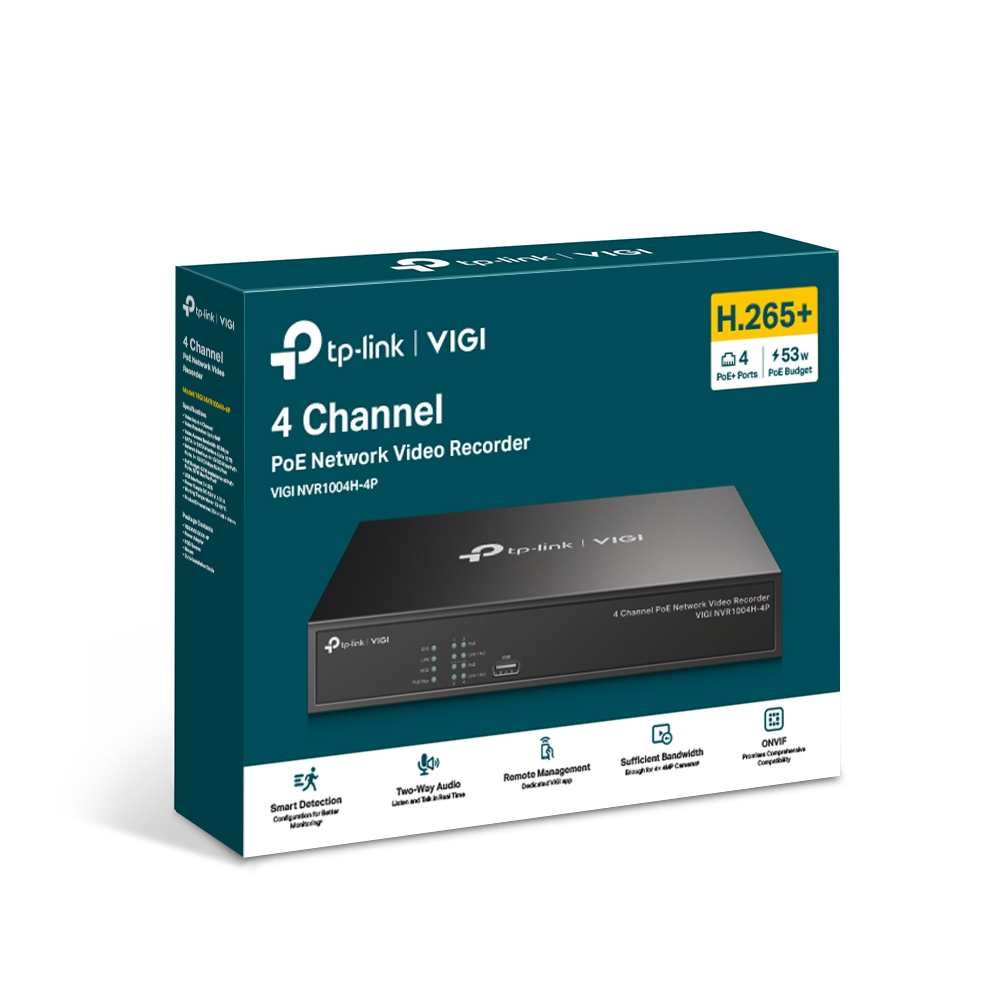 TP-LINK VIGI NVR1004H-4P NVR