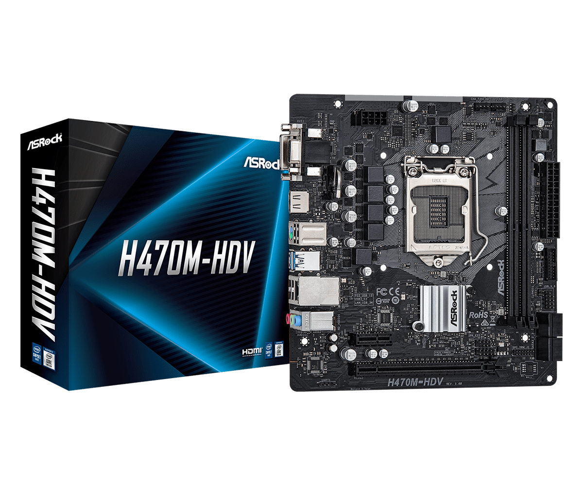 ASRock H470M-HDV - Motherboard - 90-MXBG50-A0UAYZ_OTL_