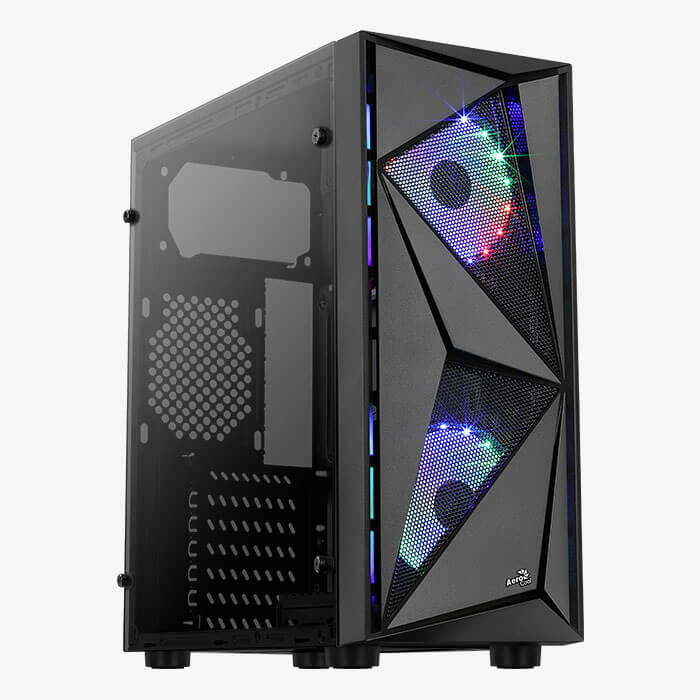 AEROCOOL Midi Mecha v2 Micro ATX - 1xARGB - Mini tower - ATX