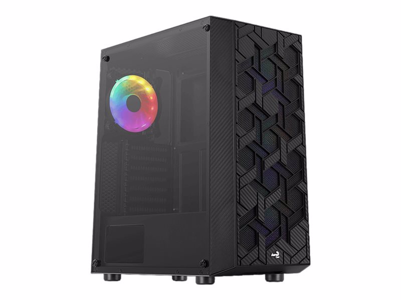 Tour midi AeroCool Hive v3, micro-ATX, FRGB Ventilateur