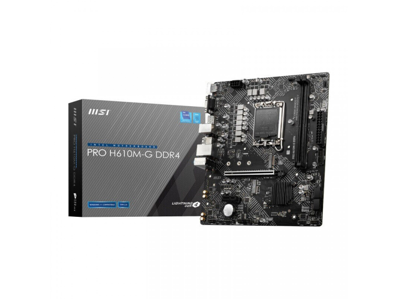 MSI PRO H610M-G DDR4 - Carte mère - micro ATX