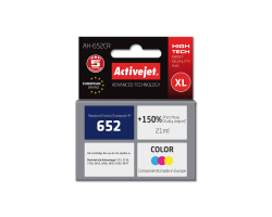 Activejet AH-652CR ink cartridge color 21 ml replaces HP 652 F6V24AE