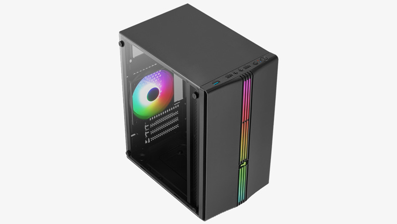 Châssis PC AeroCool Evo Mini-G-BK-v1, compact gaming