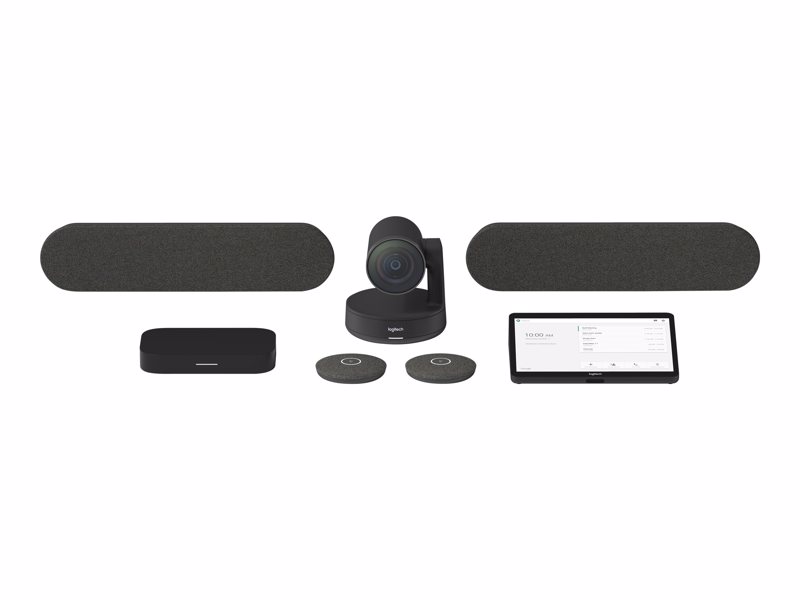 Logitech Store Google Meet Rooms with Tap + Rally Plus + Meet Compute