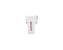 Ascom standard clip for d63 with white logo