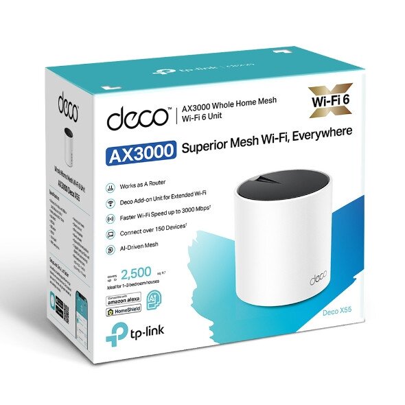 TP-LINK DECO X55(1-PACK) AX3000 - DECO X55(1-PACK)