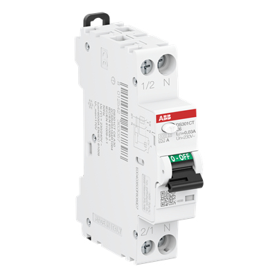 ABB DS301CA-B10/0.03 FI/LS-Schalter 6kA 1P+N Typ A B10 30mA