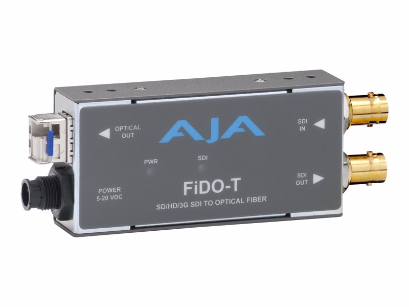 Convertisseur AJA FiDO-T SDI vers fibre, monocanal