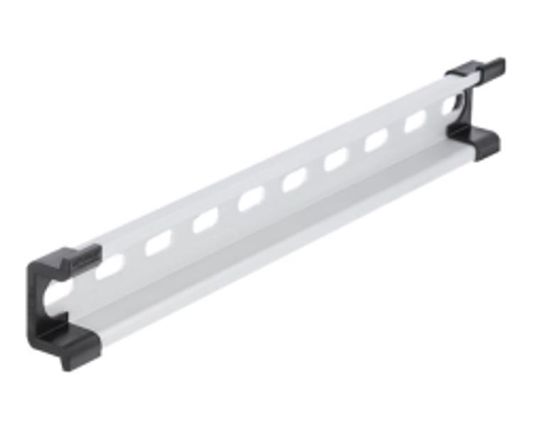 Delock 66182 - Rail DIN 35 x 15 mm (25 cm) en aluminium, trous oblongs