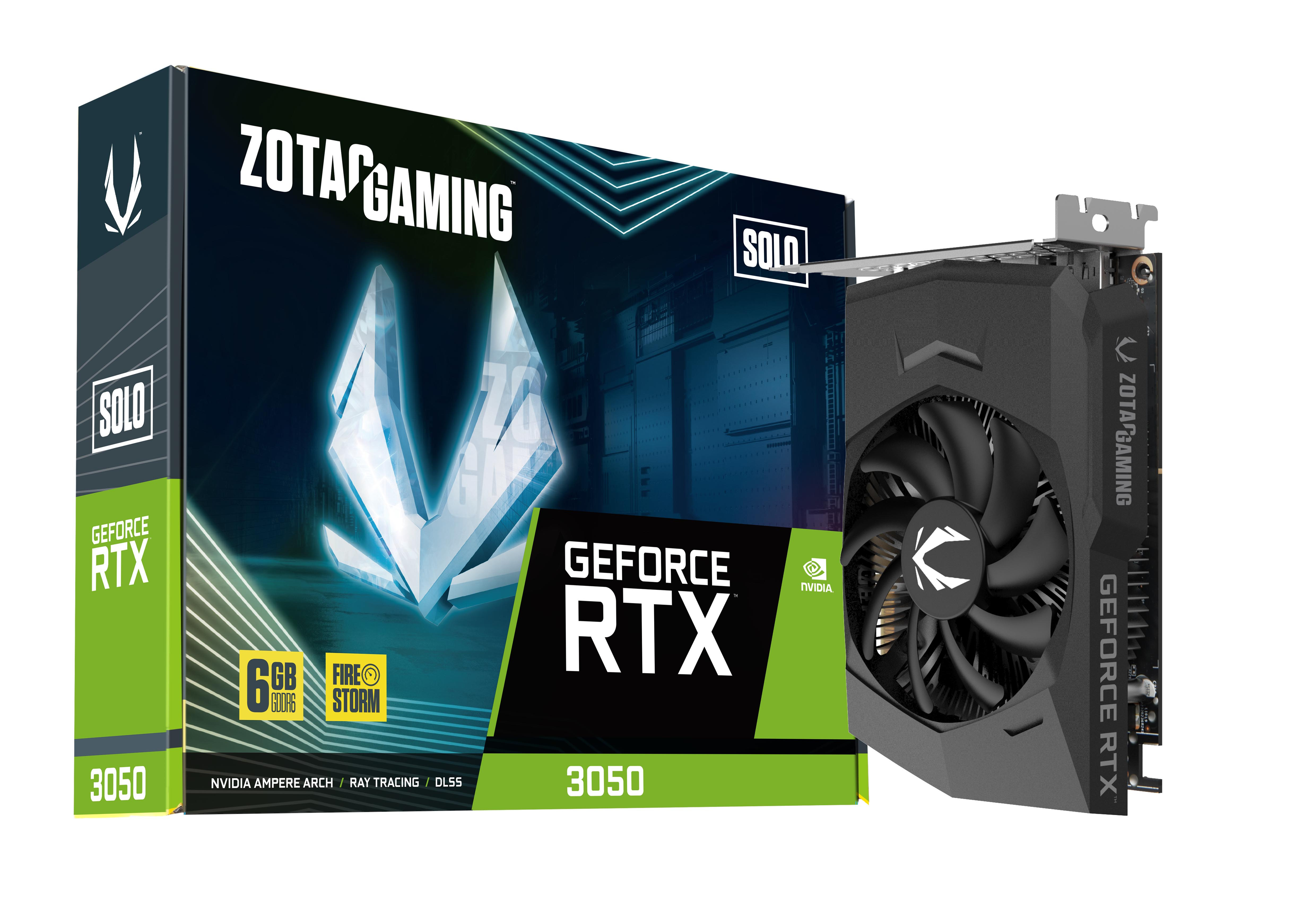 GeForce RTX 3050 6 Go GDDR6 SOLO - Carte graphique