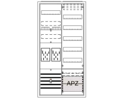 ABB Komplettschrank BA27CM AP BKE-I A27 2Z1V5A2