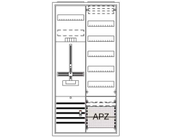 ABB Komplettschrank DA27GB AP 3Pkt.A27 1Z1V5A2