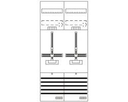 ABB ZÃ¤hlerfeld DF27G2 7RE 2Z VV.m.ZK.