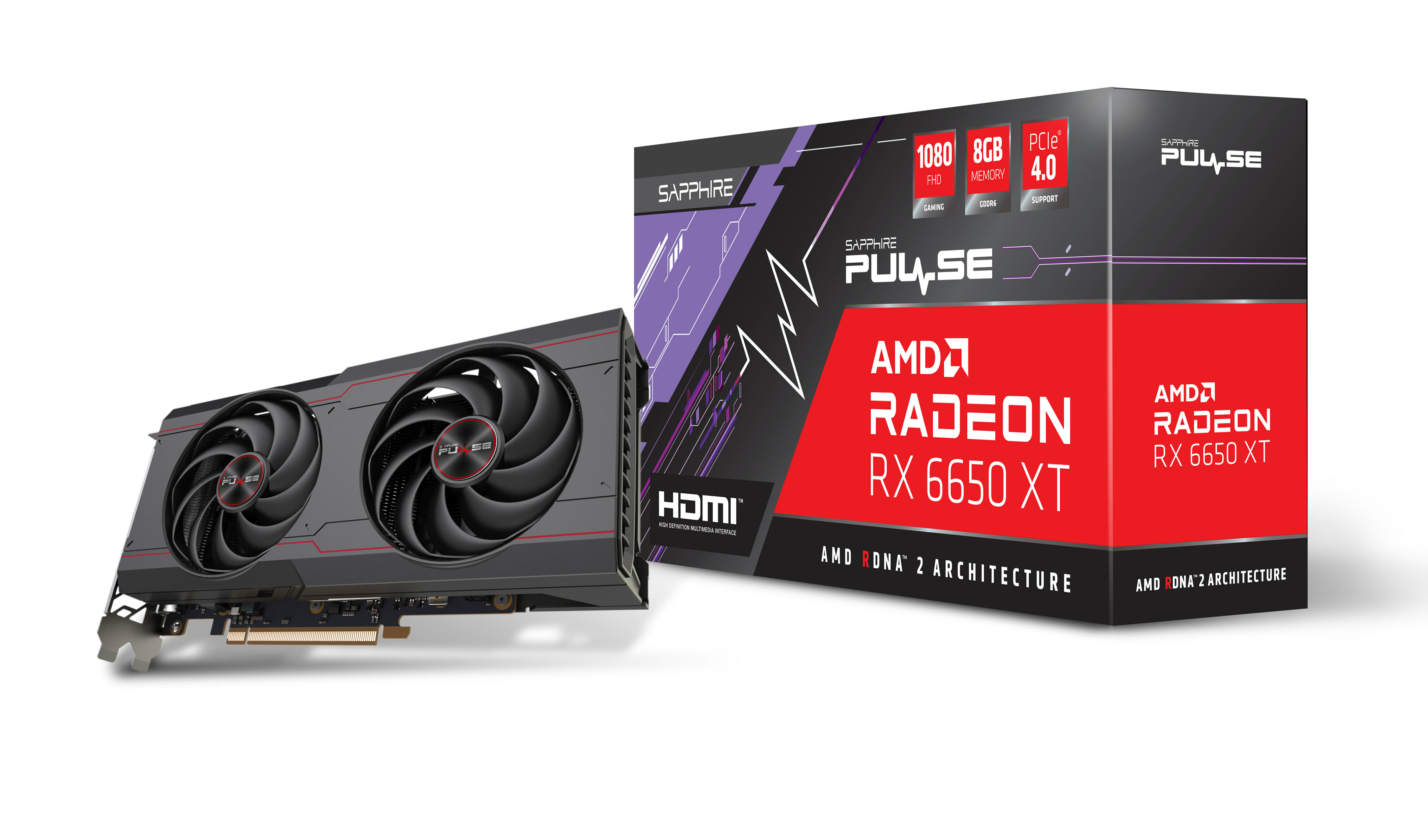 Sapphire RX6650XT Gaming Pulse 8GB - Optimized for Gaming - 11319-07-20G
