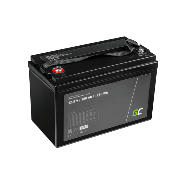 Batterie LiFePO4 pour camping-cars et bateaux photovoltaïques - 100 Ah - 12,8 V - 1 280 Wh