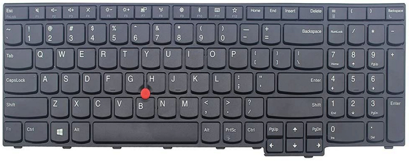 01AX212 Tastatur DE (deutsch) Svart/Svart mit Mouse-Stick