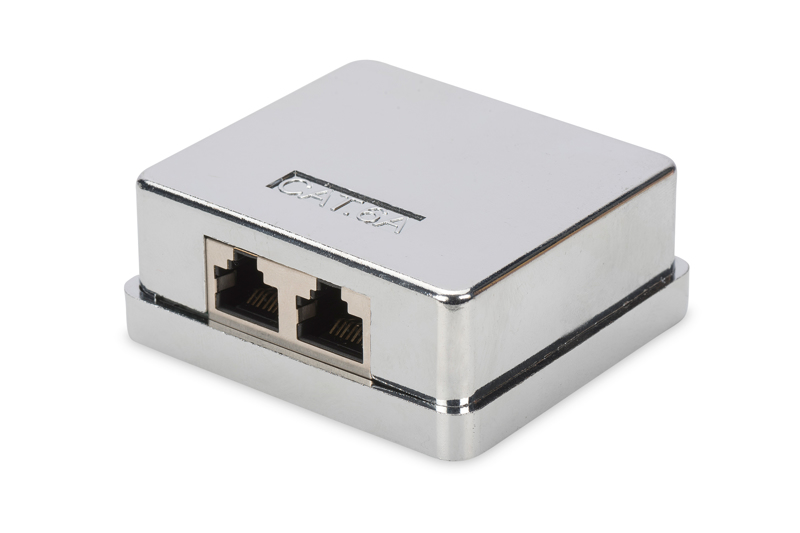 Boîtier de surface DIGITUS CAT6A 2 ports