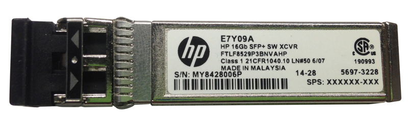 Émetteur-récepteur HPE SFP+ 16 Gb Fibre Channel SW Fibre optique