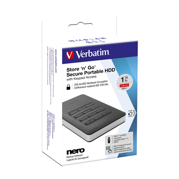 Verbatim Store 'n' Go Portable HDD 1TB - 53401