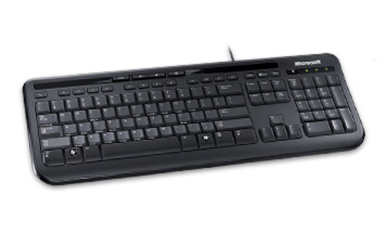 MS WIRED KEYBOARD 600 CLAVIER FILAIRE NOIR ETANCHE USB (COMPATIBLE XBOX) - ANB-00007
