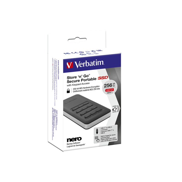 Verbatim Store 'n' Go Portable - 256 GB - 53402