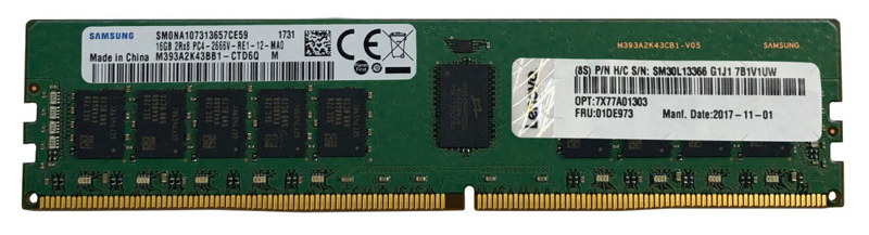 Lenovo TruDDR4 16GB DIMM 288-Pin - 4X77A77495
