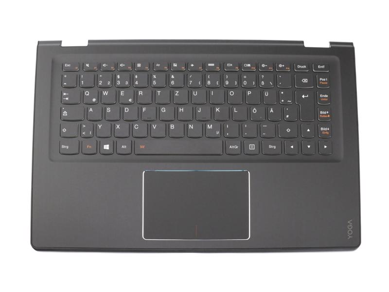 MP-12W26D0J6864 Tastatur inkl. Topcase DE (deutsch) Svart/Svart mit Backlight