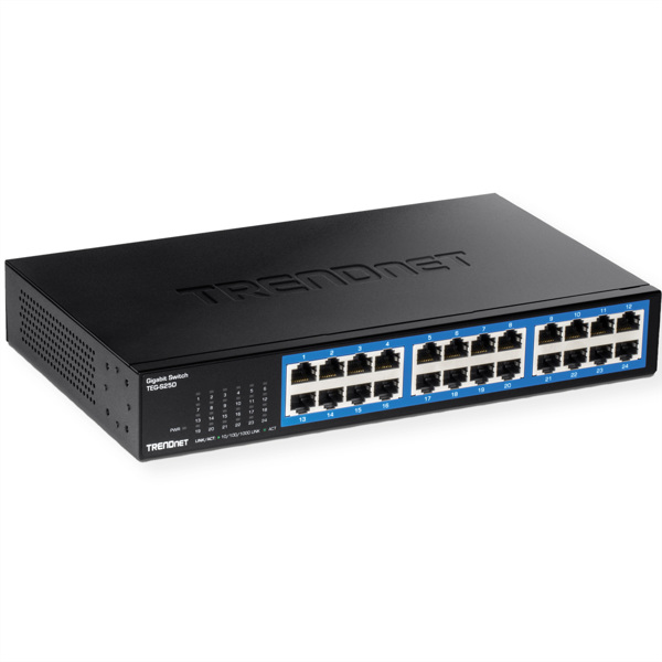 TRENDnet TEG-S25D 24 Port Desktop Switch Gigabit - TEG-S25D