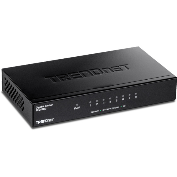 TRENDnet TEG-S83 Commutateur Gigabit 8 ports