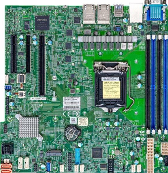 SuperMicro Carte Mère MBD-X12STH-LN4F Socket 1200 Simple