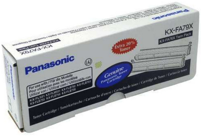 Panasonic KX-FA79X - 2000 pages - Noir - 2 pcs.