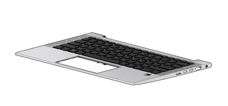 Boîtier inférieur et clavier rétroéclairé pour HP EliteBook 830 G7 (M08699-B71)