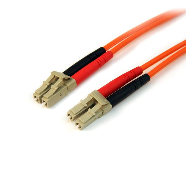 StarTech Multimode 50/125 Duplex Fiber Optic Patch Cable LC - LC - Patch Cable - LC Multi-Mode (M) - LC Multi-Mode (M) - 10.0m - Fiber Optic - 50/125 Micrometers - Orange (50FIBLCLC10) - 50FIBLCLC10